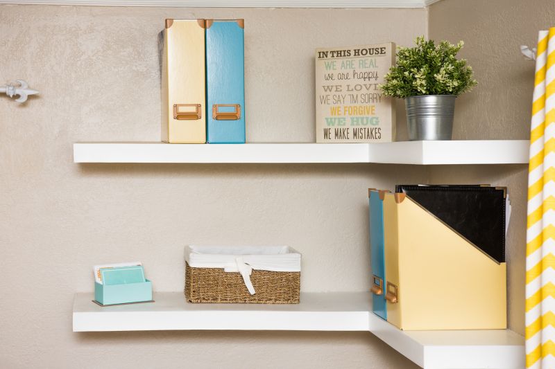Floating Shelves for Storage