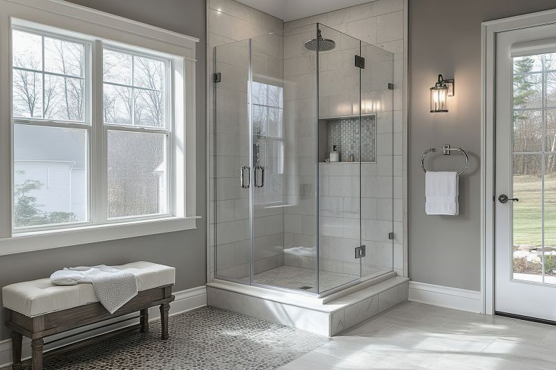 Open-Concept Shower